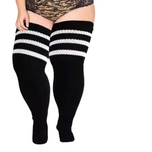 Women Thick High Stockings Knee High Socks Winter Warm Breathable ELEGANT Polyester Cotton Compression Gym Sports Tennis Golf