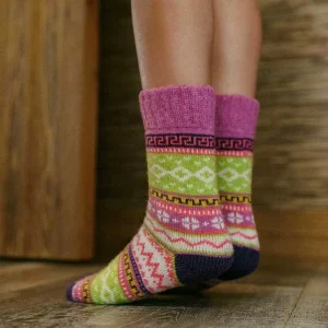 Women Winter Warm Thermal Crew Socks Thickened Loop Wool Socks Custom Logo High Quality Dropshipping