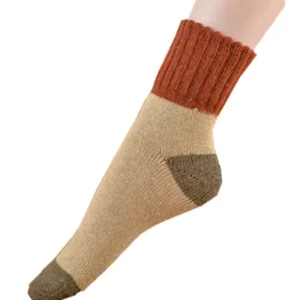Women Wool Cashmere Rabbit Fur Socks Thick Winter Socks Warm Soft Solid Casual Sports Socks