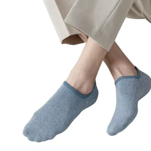 Women’s Ankle Socks Spring Summer Pure Cotton Seamless Antibacterial Deodorizing Invisible Design Casual Socks