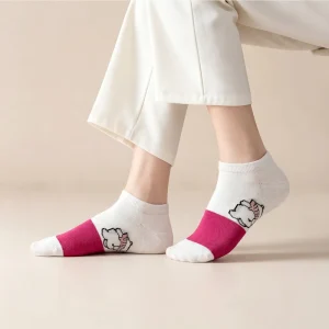 Women’s Ankle Sport Socks Combed Cotton Breathable Anti Bacterial
