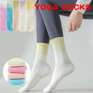 Women’s Anti-Slip Breathable Spandex Cotton No Show Ankle Socks for Yoga Running Cycling Sweat-Absorbing Odorproof