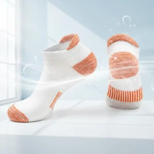Women’s Anti Slip Summer Sports Ankle Socks Free Size Breathable Cotton Custom Logo Short Running Socks Daily Use Knitted