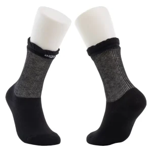 Women’s Autumn Casual Short Dress Socks Comfortable Breathable Eco-Friendly Sports Half Knee Crew Length Knitted