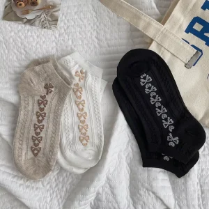 Women’s Bamboo Ankle Sport Socks Custom Grip Athletic Low Cut Short Ankle Socks With Logo Invisible No Show