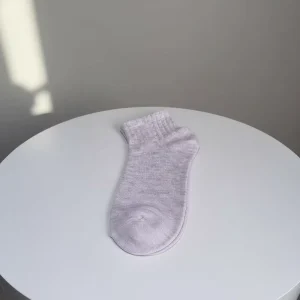 Women’s Breathable Knitted Ankle Socks Spring Autumn Summer Printed At the Cuff Bottom for Export