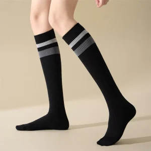 Women’s Calf Socks Casual Knee high Socks Compression High tube Socks Mid tube Knitted Socks for Women