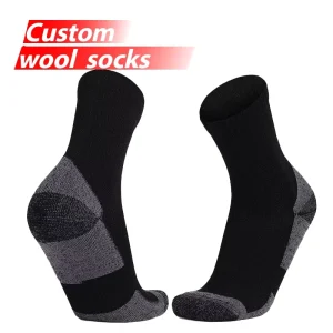 Womens Camel Wool Socks Thick Knit Warm Cushion Socks Yarn Compression Wool Winter Socks