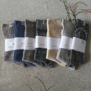 Women’s Cashmere Wool Super Soft Rib Knit Slouchy Ultra Leda Darcy Cozy Thermal Sock