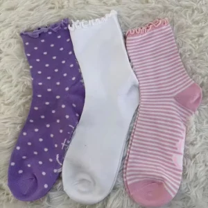 Women’s Casual Crew Socks Spring Summer Stripe Design Knitted Anti-Bacterial Ankle Socks Eco-Friendly CLASS 4 Compression