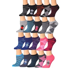 Womens Colorful Animal Patterned No Show Socks