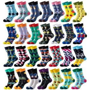 Women’s Custom Socks Novelty Funny Fruit Pizza Ice Cream Food Unisex Socks