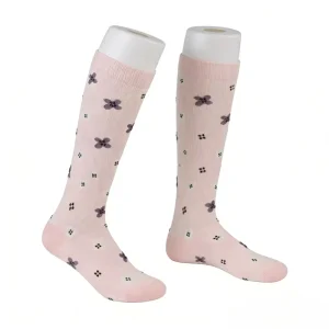 Women’s Customized Crew Socks Knitted Spandex Nylon Quick Dry Breathable Autumn Outdoor Sports