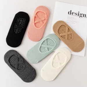 Women’s High Quality Yoga Socks Anti slip Trampoline Floor Socks Cross Tie Pilates Sports Socks