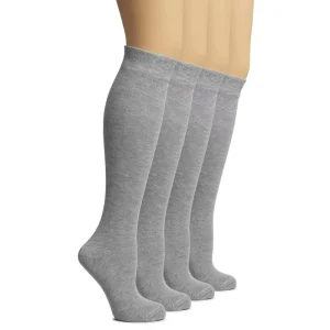 Women’s Lightweight Bamboo Knee High Dress Socks Soft and Comfort Seam Long Socks