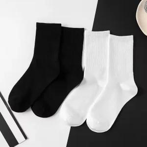 Women’s & Men’s Casual Autumn Thin Sports High-Top Mid-Calf Long Socks Trendy Ins Socks