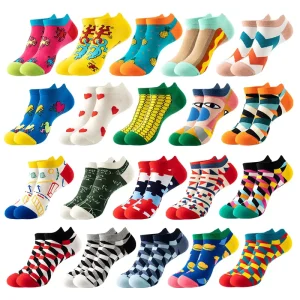 Women’s & Men’s Low-Cut Boat Socks Spring Summer Thin Cotton Invisible Breathable Sweat-Absorbing Design