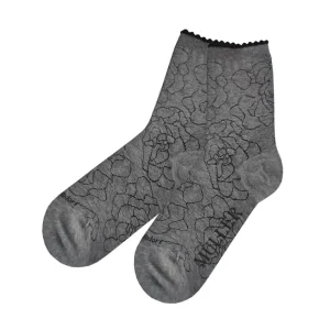 Women’s Merino Wool Dress Socks Lace Cuff & Soft Sole for Office & Formal Wear