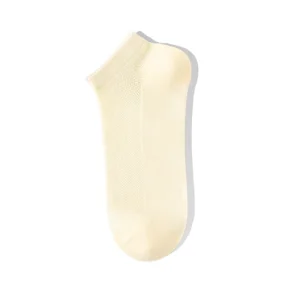 Women’s New Fashion Summer Ankle Socks Solid Color Soft Breathable Woven Daily Comfortable Grinding Feet Rayon Body Cuff Quick