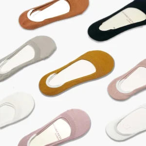 Women’s No Show Socks Non Slip Low Cut Cotton Invisible Hidden Boat Socks for Flats Sneakers