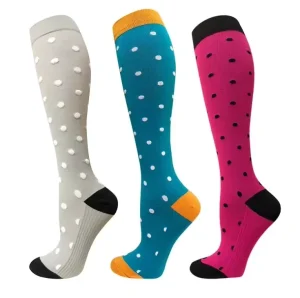 Women’s Sexy Over Knee Thigh High Compression Transparent Socks