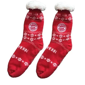 Women’s Sherpa Slipper Socks Chunky Knitted Winter Bed Socks with Plush Fleece Lining OEM Thermal Non-Slip Socks