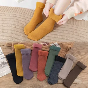 Women’s Socks Plush Thickened Snow Socks Winter Home Warm Floor Socks