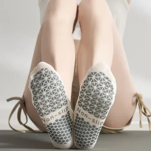 Women’s Sports Yoga Pilates Grip Socks Custom Logo Personalised Design Non-Slip Anti Slip Seamless