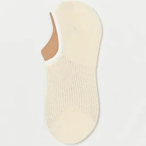 Women’s Summer New Style Cotton Socks Breathable Mesh Ultra-Thin Anti-Slip Heel-Stay Invisible Short Tube Boat Socks