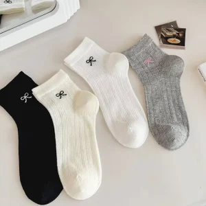 Women’s Summer Soft Ankle Socks Breathable Casual Socks Multi Colors Cute Socks