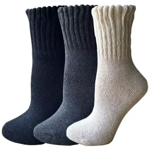Womens Super Thick Wool Soft Thermal Crew Winter Socks
