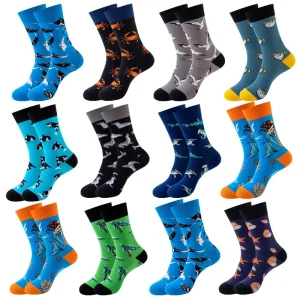 Women’s Trendy Colorful Fruits Pattern Cotton Ankle Socks Summer Breathable Knitted Daily Use Socks