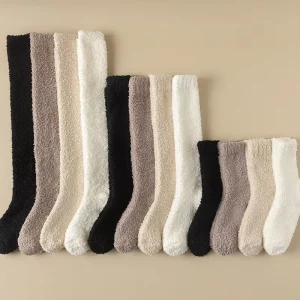 Women’s Winter Plush Slippers Warm Socks