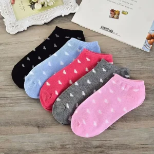 Women’s Winter Socks Antibacterial Cotton New Design Breathable Knitted for Daily Use