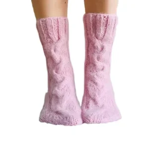Womens Winter Thermal Crew Knit Socks