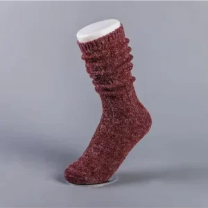 Women’s Wool Spandex Thick Casual Winter Warm Solid Knitted Ankle Socks