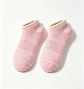 Women’s Youth Knitted Character Pattern Ankle Anti Slip Cotton Nylon Sport Socks for Business Leisure Custom Logo
