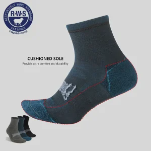 Wool Athletic Thin Running Moisture Wicking Socks
