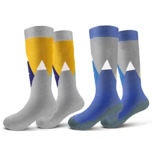 Wool Ski Socks for Men and Women Unisex Thermal Winter Warm Snowboarding Socks for Cold Weather
