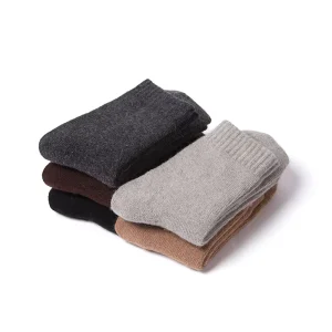 Wool Socks Thick Warm Winter Terry Thickened Men Men Boy Solid Color Socks Cotton Sweat Absorption Factory Price
