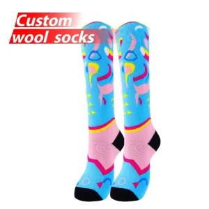 Wool Warm Winter Knitted Thick Fashion Soft Wool Kids SocksMerino Wool Socks
