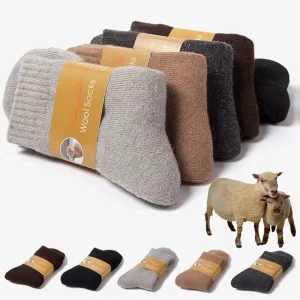Woolen Cashmere Socks Thermal Winter Custom Logo Warm Thick Wool Socks Men