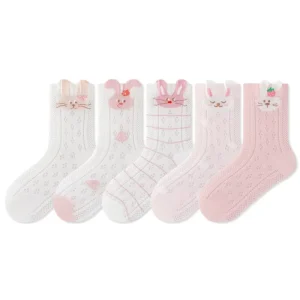 Xiangyi Mori Style Summer Crew Thin Kids Breathable Sweat Absorbent Combed Cotton Seamless Anti Pilling Cute Girls Boys Toddler
