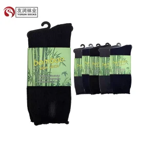 YR A 1406 Mens Bamboo Dress Socks OEM Bamboo Socks Bamboo Copper Socks