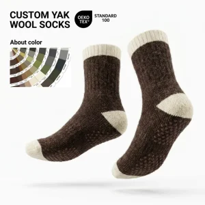 Yak Hair Merino Wool Thermal Hiking Thick Socks Cushioning Glacier Travel for Women and Men