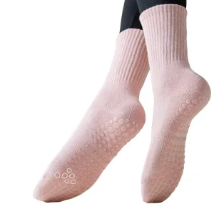 Yoga Socks Children’s Mid tube Autumn Winter Fitness Dance Pilates Professional Non slip Sports Women’s Cotton Made China Floor