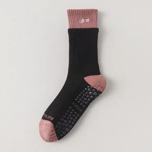 Yoga Socks Winter Thick Towel Bottom Anti-Slip Indoor Fitness Dance Pilates Training Women’s Sports Mid-Calf Socks