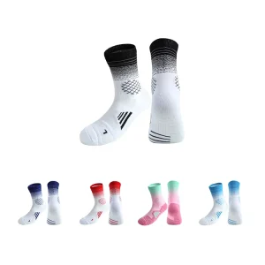 Youth Basketball Crew Socks Autumn Custom Design Logo Sweat Wicking Breathable Anti-Bacterial Non-Slip