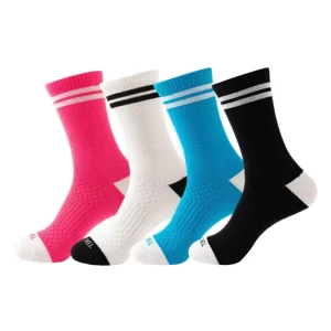 Youth Crew Knitted Neck Spring Badminton Socks Terry Ring Cushion Sweat Absorbing Anti Slip Sports Customized Performance