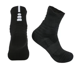 Youth Crew Socks Manufacturer Price Sport Black White Cotton Eco Friendly Fashion Men OEM Custom Socks RIHO Striped